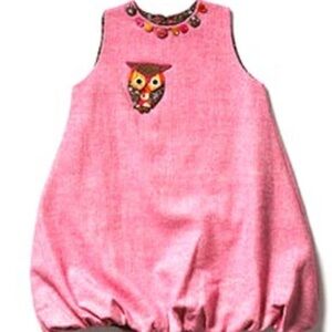 Lola Et Moi Owl Wool Dress